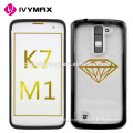 Mobile phone case accessories for LG KG7/Tribute 5 crystal back pc case